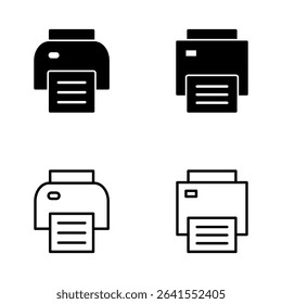 Print icon vector. printer sign and symbol