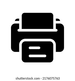 Print Icon Vector Symbol Design Illustration