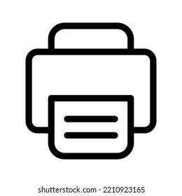 Print Icon Vector Symbol Design Illustration