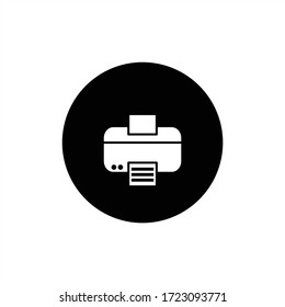 print icon vector. symbol illustration design.