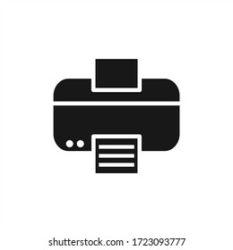 print icon vector. symbol illustration design.