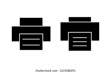 Print icon vector for web and mobile app. printer sign and symbol