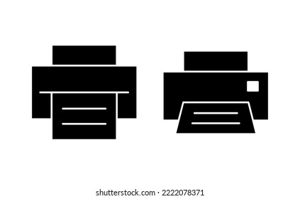 Print icon vector for web and mobile app. printer sign and symbol