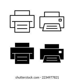 Print icon vector for web and mobile app. printer sign and symbol