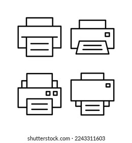 Print icon vector for web and mobile app. printer sign and symbol