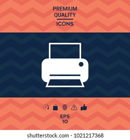 Print icon for web