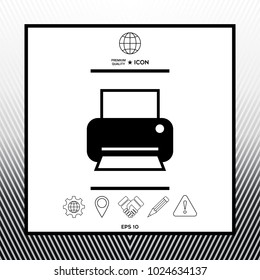 Print icon for web