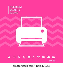 Print icon for web