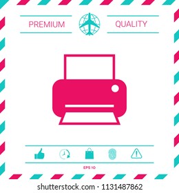 Print icon for web