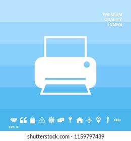 Print icon for web