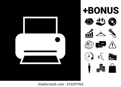 Print icon for web
