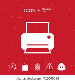 Print icon for web