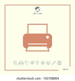 Print icon for web