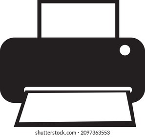 Print icon for web, elements for your design.eps