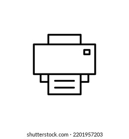 Print-Icon für Web- und mobile App. Druckzeichen und Symbol