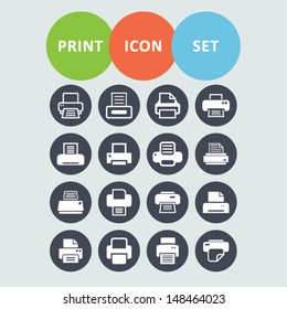 Print icons
