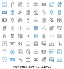 print icons set. Collection of print with printer, certificate, newspaper, news, poster, footprint, rgb, catalogue, tic tac toe, lips, pawprints. Editable and scalable print icons.