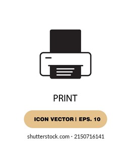 print icons  symbol vector elements for infographic web