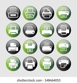 Print icons for web