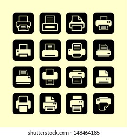 Print icons for website