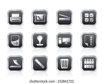 Print industry Icons - Vector icon set