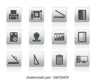 Print industry Icons - Vector icon set
