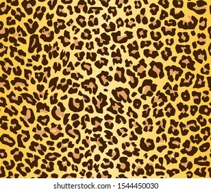 Print leopard pattern texture repeating seamless orange black  yellow