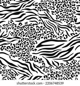 
print lepard zebra vector animal pattern trendy modern background