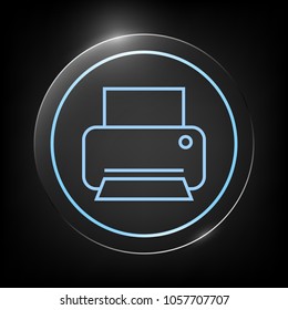 Print line icon