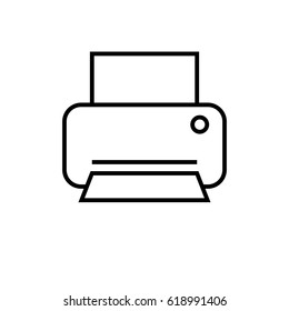 Print line icon