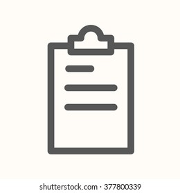 Print list vector icon