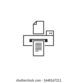 Print logo template vector icon design