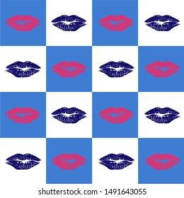 PRINT MATERIALS - VECTOR DESIGN - LIPSTICK - FASHION - FABRIC