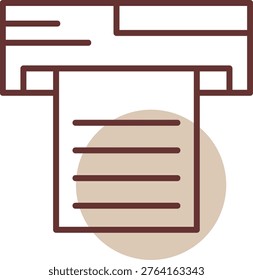 Print New Icon Design Creative