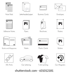 Print office icons