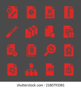 print on demand web icons. File and File, File and File symbol, vector signs