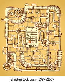 Print on steampunk