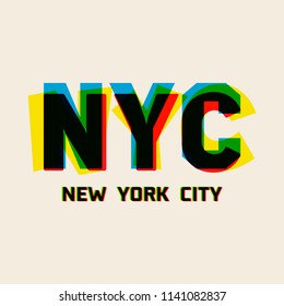 print on t-shirt, print on brooklyn theme, vintage design for clothes, vector image, flat style, grunge design, typography, original wear, sportswear, souvenir products, poster postcard