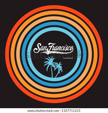 print on t-shirt, print on surfing theme, vintage design for clothes, vector image, flat style, grunge design, typography, original wear, sportswear, souvenir products, poster postcard
