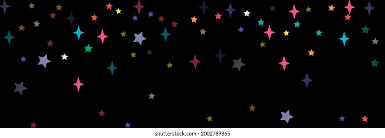 Imprimir el patrón de estrellas color turquesa azul naranja azul multicolor negro azul turquesa. Imagen De Diseño Colorido De Color Verde Amarillo Gris Chaótico Violeta Brillante. Vivid Lavender Pink Red Night Stars Vibrant Sky Background.