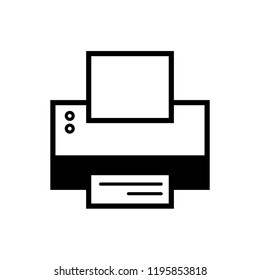 Print out icon vector illustration, 10 eps.