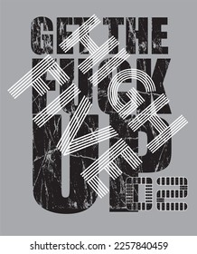 print pattern consisting of black and white text gray background