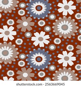 Print Pattern Floral Design Art Illustration for Textile