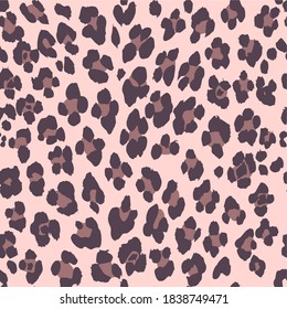 print pink leopard seamless vector