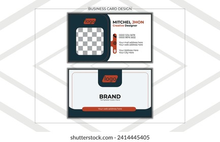 Print ready Editable Business Card Template Design Abstract Modern Icon Color for Luxury Presentation of Simple Corporate Identity Concept Minimal Elegant Brand Set of Creative Contact Information.