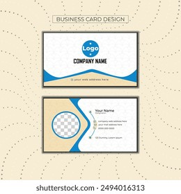 Print ready Editable Business Card Template Design Abstract And Modern Color for Luxury Presentation.