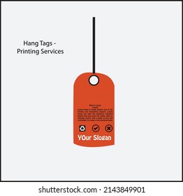 Print - Ready Hang Tags design