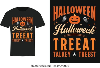 print ready happy halloween t shirt design