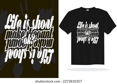 Print ready inspirational typography lettering quotes vector t shirt design template