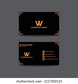 Print Ready Luxury Business Card Design 